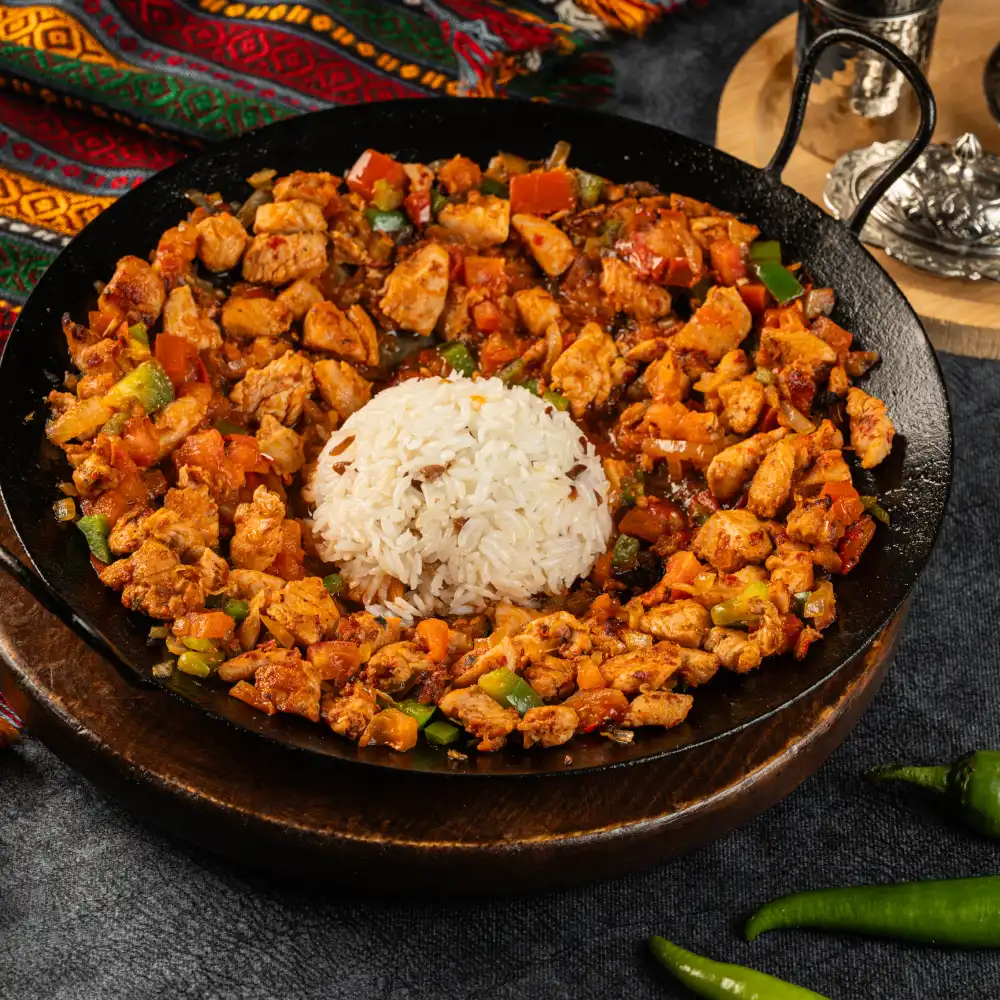 CHICKEN WITH VEGETABLES